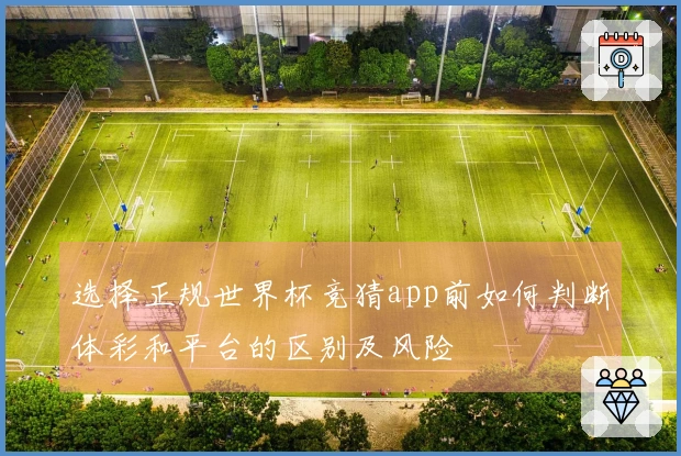 选择正规世界杯竞猜app前如何判断体彩和平台的区别及风险
